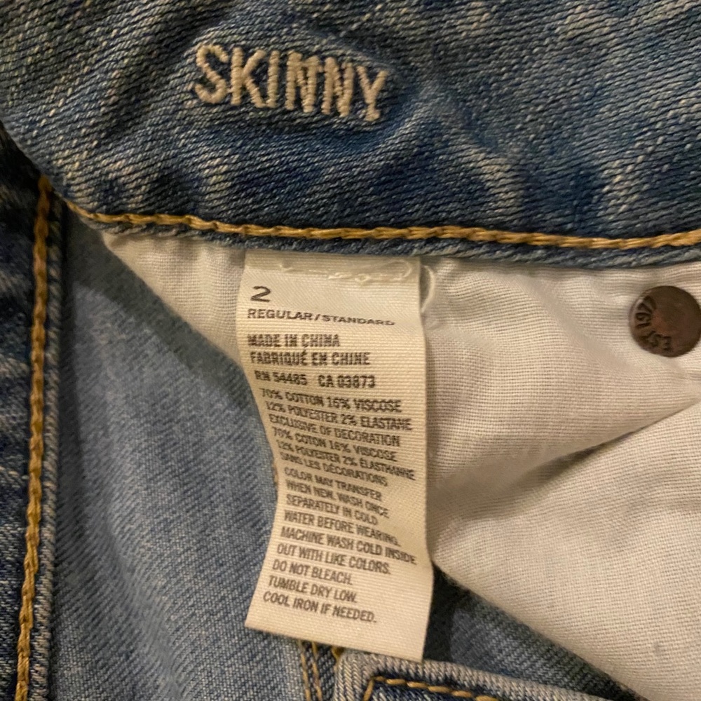 Patchwork Skinny Jeans - image 3